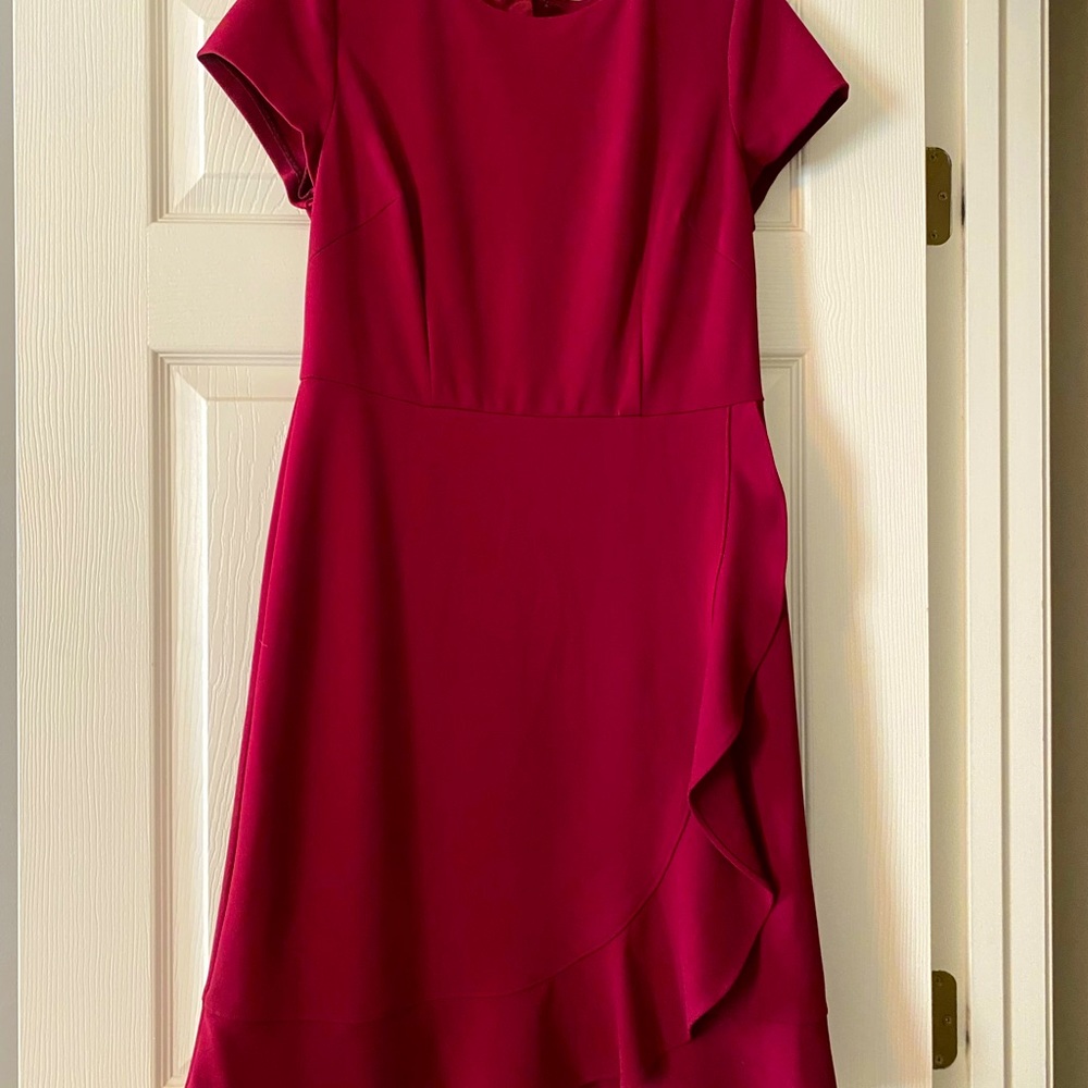 NWT beautiful Adrianna Papell ruffled wrap dress